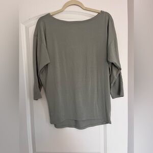 Athleta sage green oversized top